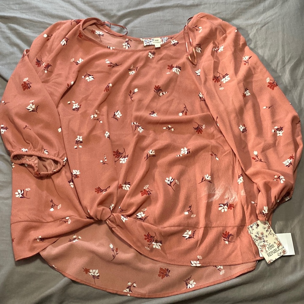 Pink republic blouse